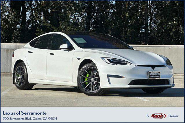 used 2021 Tesla Model S car, priced at $58,597