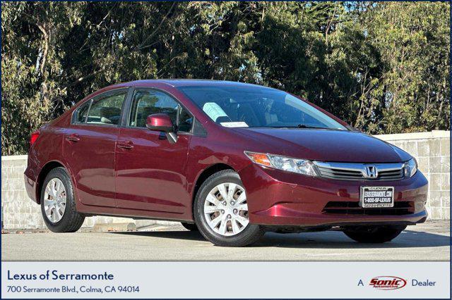 used 2012 Honda Civic car, priced at $9,999