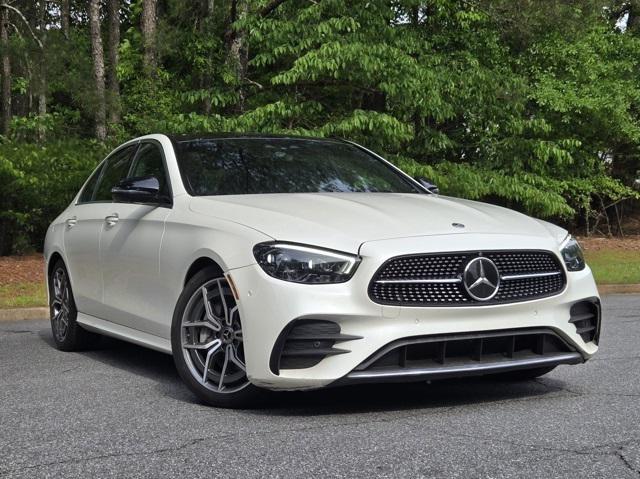 used 2021 Mercedes-Benz E-Class car, priced at $34,990