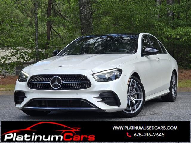 used 2021 Mercedes-Benz E-Class car, priced at $35,990