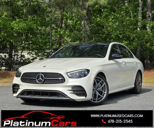 used 2021 Mercedes-Benz E-Class car, priced at $35,790