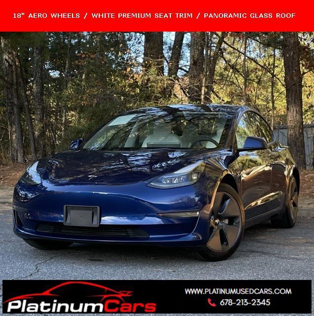 used 2023 Tesla Model 3 car, priced at $26,499