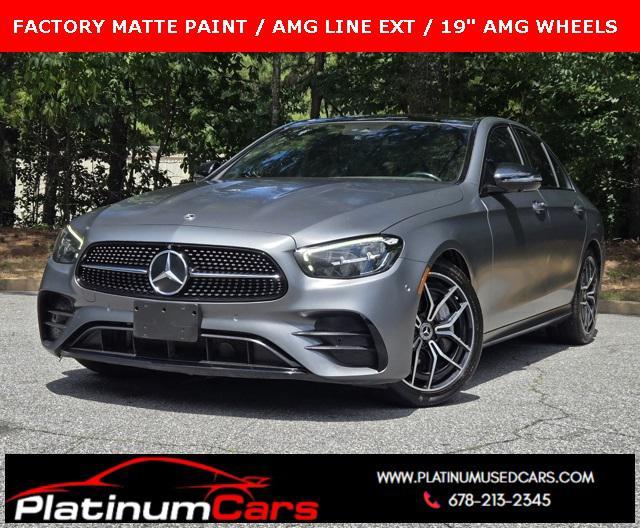 used 2022 Mercedes-Benz E-Class car, priced at $36,092