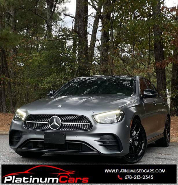used 2022 Mercedes-Benz E-Class car, priced at $35,199