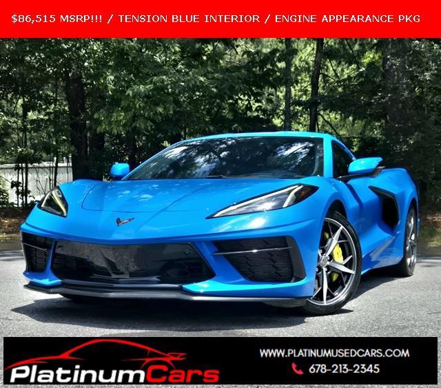 used 2021 Chevrolet Corvette car, priced at $70,651