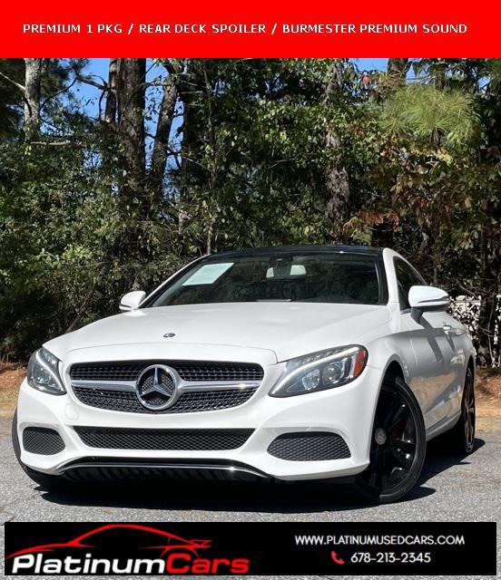 used 2017 Mercedes-Benz C-Class car, priced at $13,799