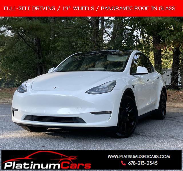 used 2021 Tesla Model Y car, priced at $30,377