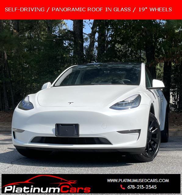 used 2021 Tesla Model Y car, priced at $29,799