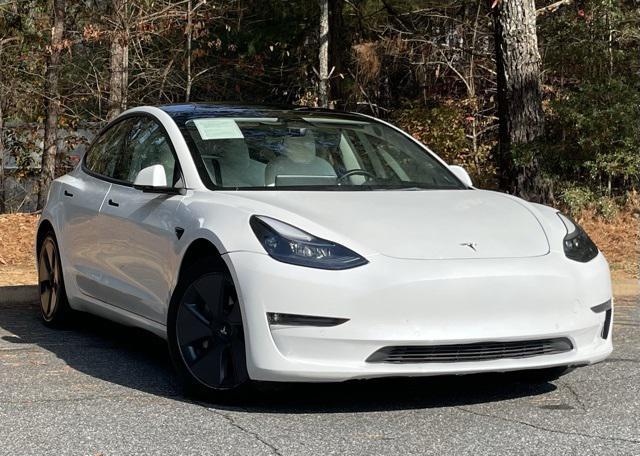 used 2022 Tesla Model 3 car, priced at $23,499