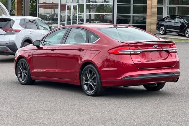 used 2018 Ford Fusion car, priced at $15,295