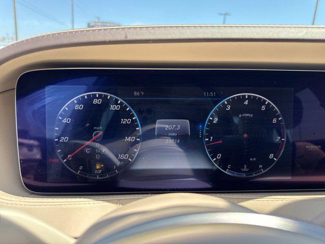 used 2018 Mercedes-Benz S-Class car, priced at $43,884