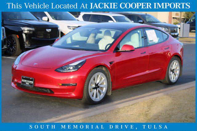 used 2022 Tesla Model 3 car, priced at $27,000