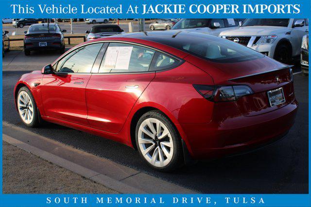 used 2022 Tesla Model 3 car, priced at $27,000