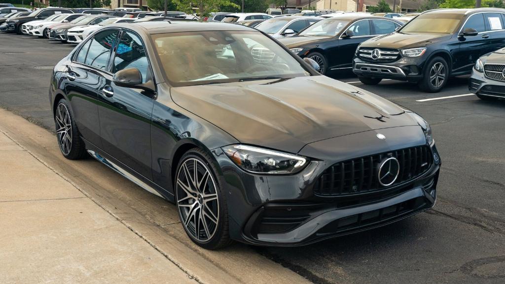 new 2024 Mercedes-Benz AMG C 43 car, priced at $76,820