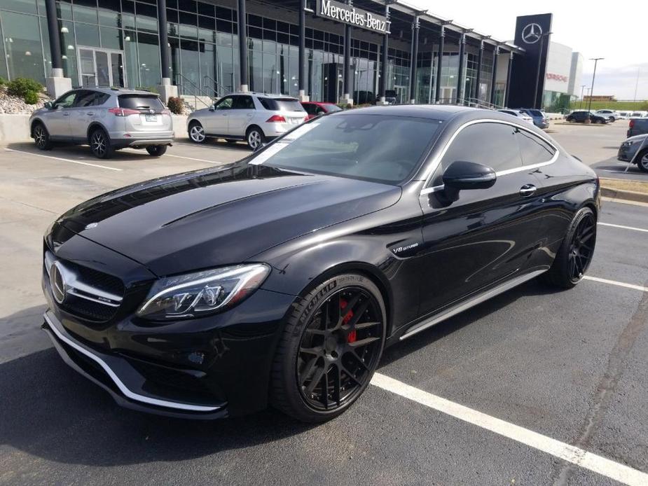 used 2017 Mercedes-Benz AMG C 63 car, priced at $47,250