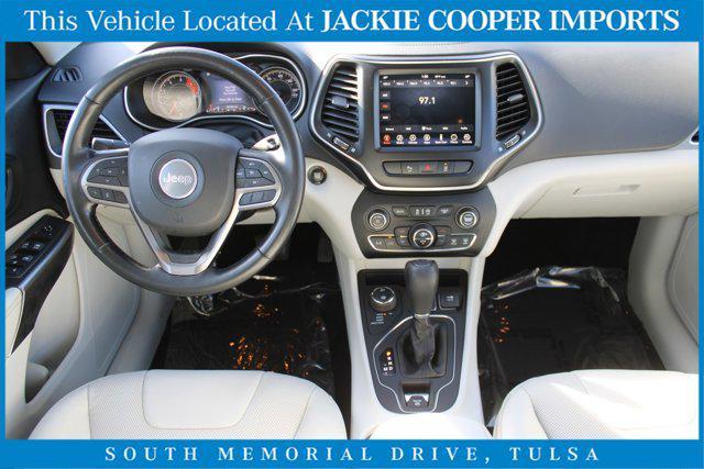 used 2021 Jeep Cherokee car, priced at $21,500