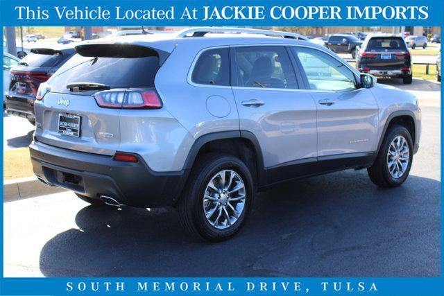 used 2021 Jeep Cherokee car, priced at $21,500