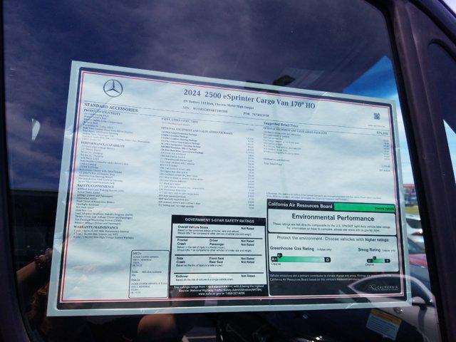 new 2024 Mercedes-Benz Sprinter 3500 car, priced at $93,468
