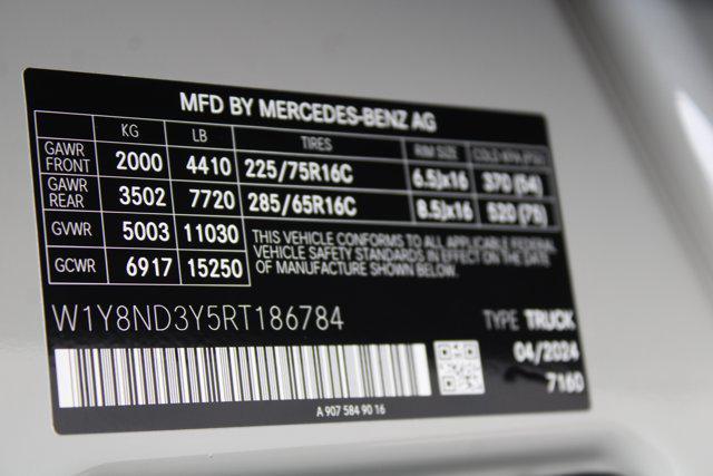 new 2024 Mercedes-Benz Sprinter 3500XD car, priced at $78,665