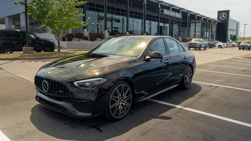 new 2024 Mercedes-Benz AMG C 43 car, priced at $75,360