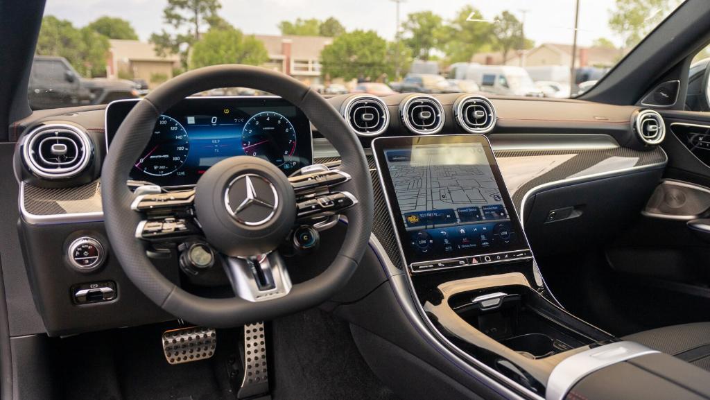 new 2024 Mercedes-Benz AMG C 43 car, priced at $75,360