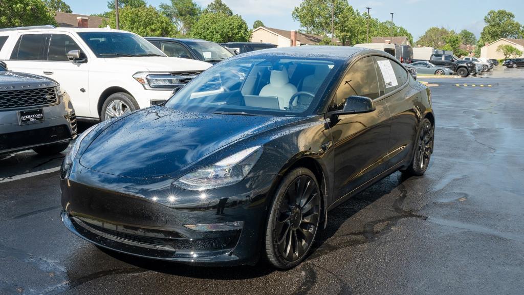 used 2022 Tesla Model 3 car, priced at $35,300