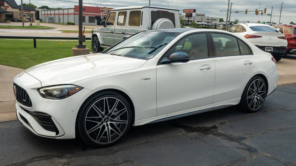 new 2024 Mercedes-Benz AMG C 43 car, priced at $73,515