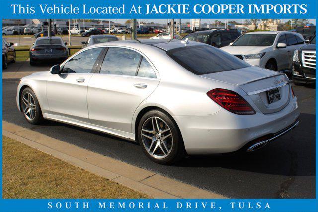 used 2018 Mercedes-Benz S-Class car, priced at $33,500