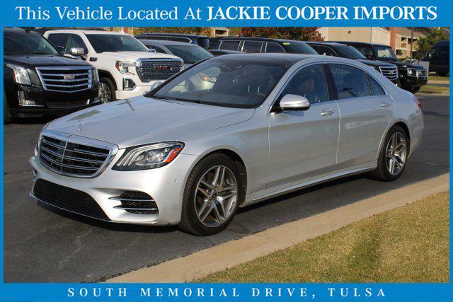 used 2018 Mercedes-Benz S-Class car, priced at $33,500