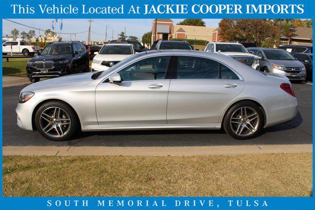 used 2018 Mercedes-Benz S-Class car, priced at $33,500