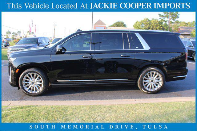 used 2022 Cadillac Escalade ESV car, priced at $65,500