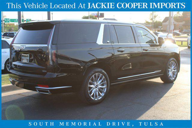 used 2022 Cadillac Escalade ESV car, priced at $65,500