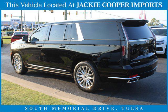 used 2022 Cadillac Escalade ESV car, priced at $65,500