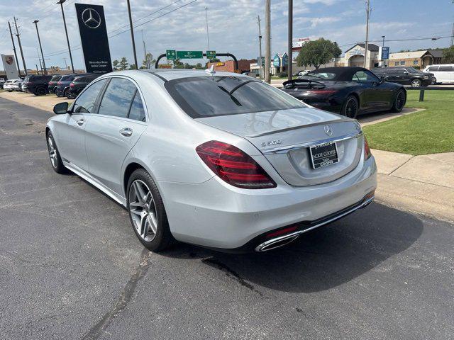 used 2018 Mercedes-Benz S-Class car, priced at $44,000