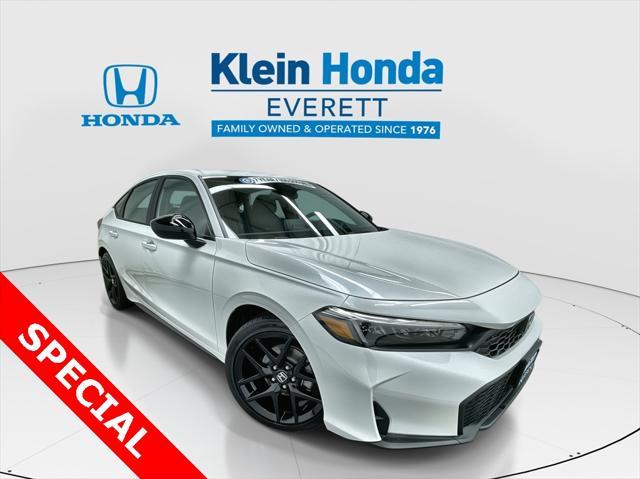 new 2025 Honda Civic car, priced at $26,788