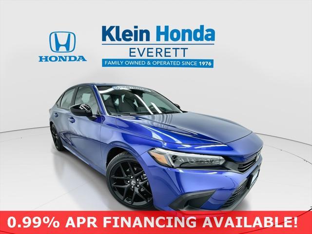 used 2022 Honda Civic car, priced at $24,199