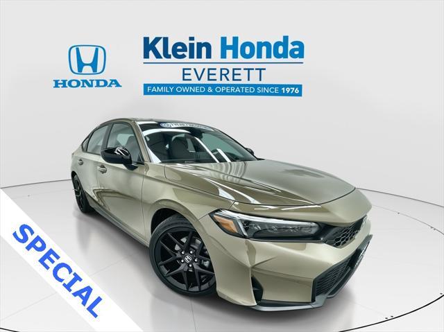 new 2025 Honda Civic car, priced at $27,488