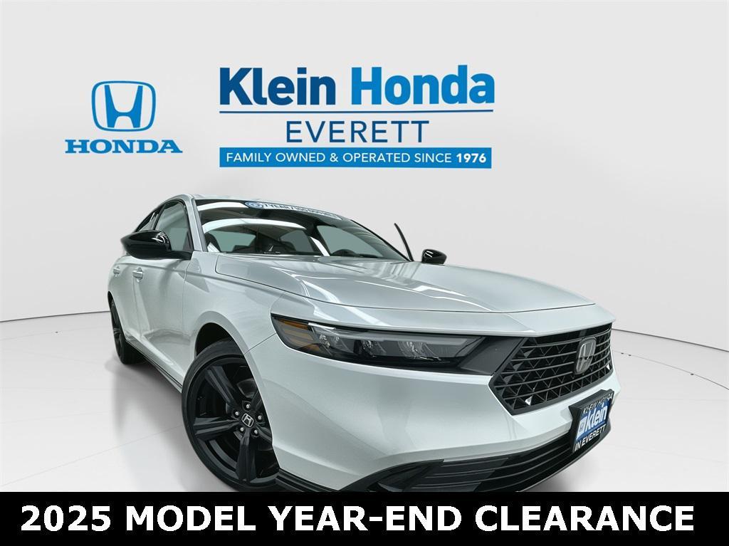 new 2025 Honda Accord Hybrid car, priced at $33,698