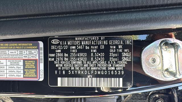used 2021 Kia Sorento car, priced at $29,999