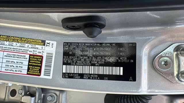 used 2022 Toyota Highlander car, priced at $46,898