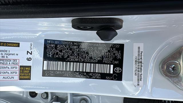 used 2023 Toyota Corolla Hybrid car, priced at $21,497