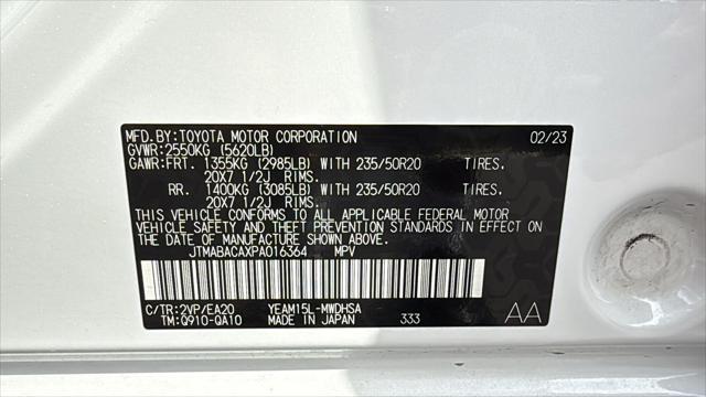 used 2023 Toyota bZ4X car, priced at $25,992