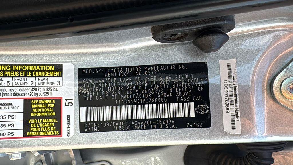 used 2023 Toyota Camry car, priced at $23,521