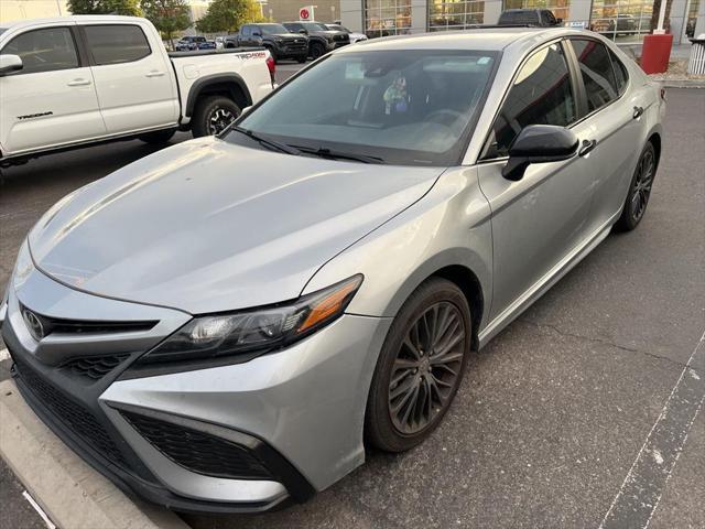 used 2021 Toyota Camry car, priced at $21,396