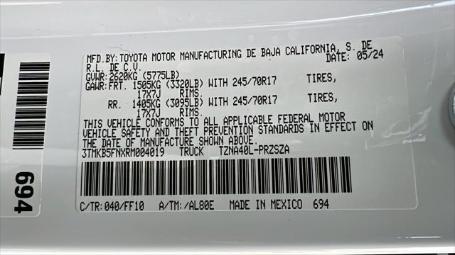 used 2024 Toyota Tacoma car