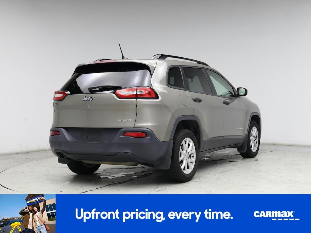 used 2017 Jeep Cherokee car, priced at $13,599
