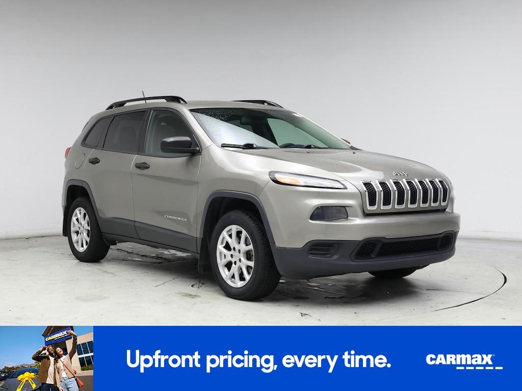 used 2017 Jeep Cherokee car, priced at $13,599