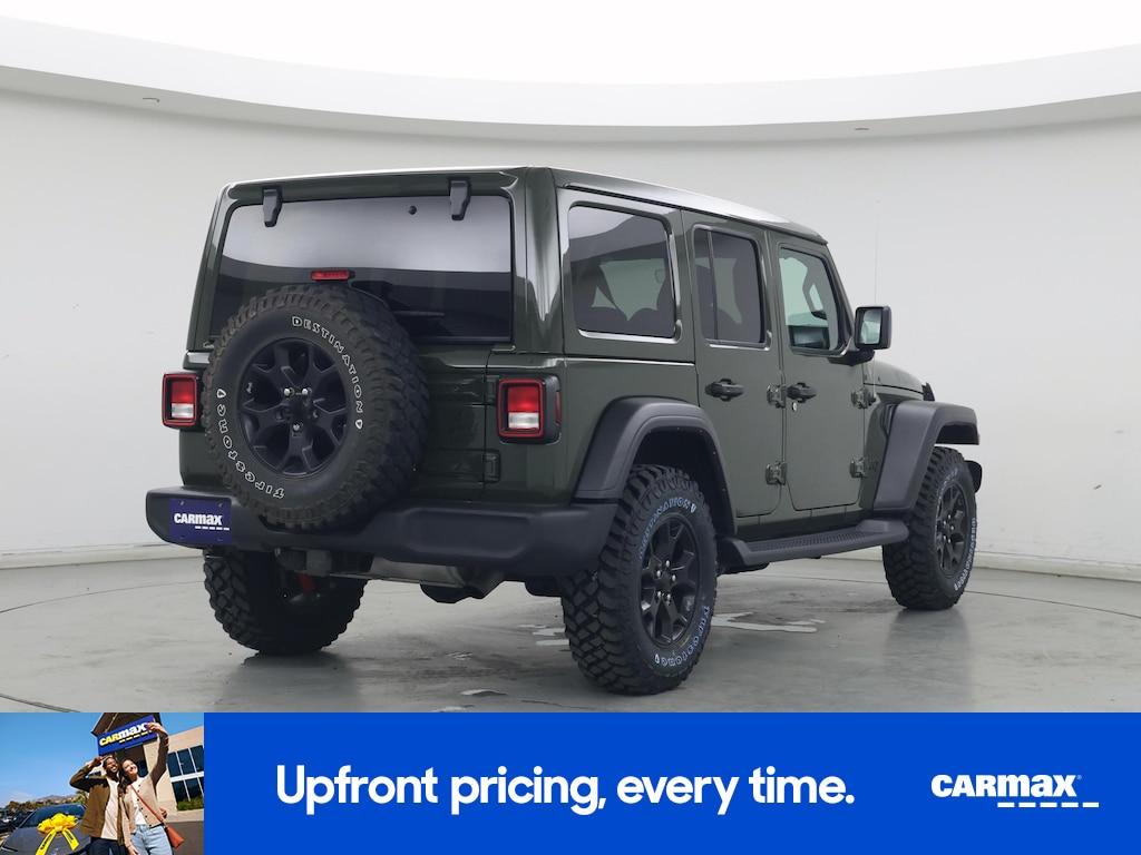 used 2021 Jeep Wrangler car, priced at $33,998