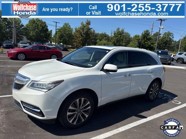 used 2015 Acura MDX car, priced at $13,500