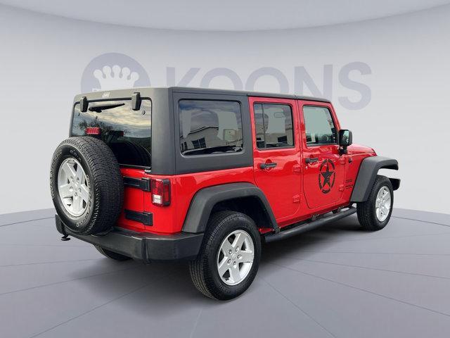 used 2016 Jeep Wrangler Unlimited car, priced at $17,500